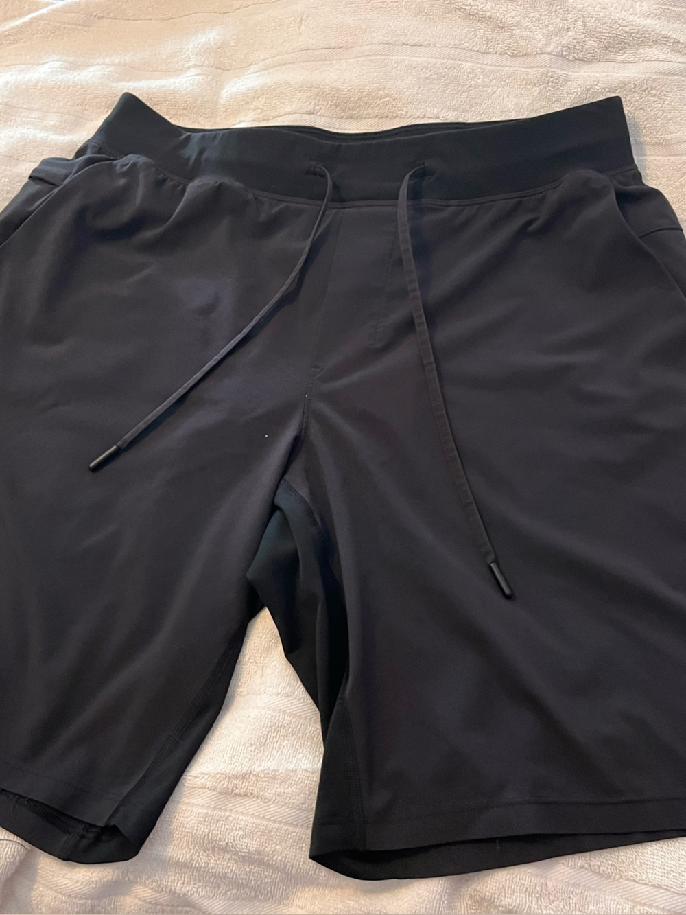 lululemon athletica Black Men's Athletic Drawstring Shorts